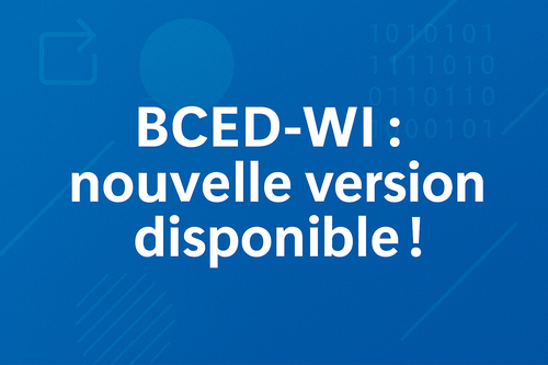Nouvelle version de BCED-WI !