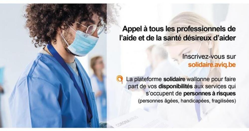 [Covid-19] Création de la Plateforme Solidaire wallonne